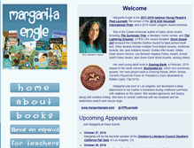 Tablet Screenshot of margaritaengle.com